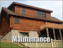 Cullowhee, North Carolina Log Home Maintenance